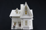LARGE Carl's Victorian House O-Scale 1:48 Shell Including Interiors White by Gold Rush Bay 9 inches tall