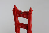 Golden Gate Bridge North Tower Red N-Scale 1:160