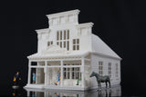 Miniature HO Scale Old West Frontier General Store Built Includes Interiors