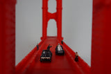 N-Scale Miniature San Francisco Golden Gate Bridge Model (N-Scale figures not included)