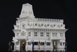 Gold Rush Bay N-Scale Victorian Emporium Miniature Assembled White 1:160 Including Interiors