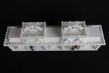 LARGE Gold Rush Bay O-Scale Miniature Victorian Park Entrance Built White