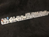 HO RIVAROSSI OBSERVATION TAIL CAR INTERIOR #9051 1930's AHM IHC Passenger Gray
