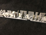 HO RIVAROSSI OBSERVATION TAIL CAR INTERIOR #9051 1930's AHM IHC Passenger Gray