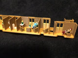COLOR HO RIVAROSSI OBSERVATION TAIL CAR INTERIOR #9051 1930's AHM IHC Passenger
