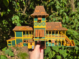 Small Miniature N-Scale COLOR Jungle Navigation Theme Park Attraction Cruise building 1/160