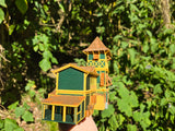 Small Miniature N-Scale COLOR Jungle Navigation Theme Park Attraction Cruise building 1/160