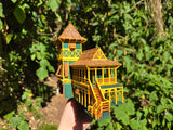Small Miniature N-Scale COLOR Jungle Navigation Theme Park Attraction Cruise building 1/160
