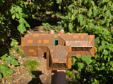 Small Miniature N-Scale COLOR Jungle Navigation Theme Park Attraction Cruise building 1/160