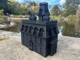 Black O-Scale Miniature #37 Addams Family Mansion Wednesday Victorian House Built