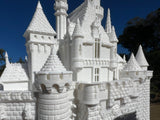 Miniature Neuschwanstein Sleeping Castle Miniature #40 White N-Scale Fantasy Theme Beauty!