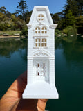 Miniature HO-Scale Victorian World Main Street Emporium Shop 2 Assembled White 1:87 by Gold Rush Bay