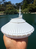 Miniature N-Scale Space Roller Coaster Ride Built Mountain Theme Park Attraction