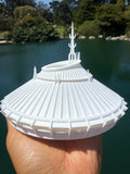 Miniature N-Scale Space Roller Coaster Ride Built Mountain Theme Park Attraction