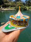Custom COLOR King Carousel Fantasy Miniature Z-Scale 1:220 fits Fantasy Magic Kingdom Theme Park land layouts