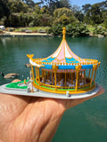 Custom COLOR King Carousel Fantasy Miniature Z-Scale 1:220 fits Fantasy Magic Kingdom Theme Park land layouts