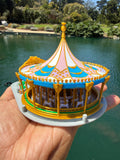 Custom COLOR King Carousel Fantasy Miniature Z-Scale 1:220 fits Fantasy Magic Kingdom Theme Park land layouts