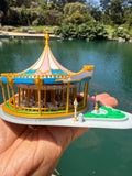 Custom COLOR King Carousel Fantasy Miniature Z-Scale 1:220 fits Fantasy Magic Kingdom Theme Park land layouts