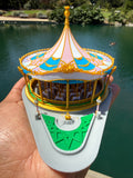 Custom COLOR King Carousel Fantasy Miniature Z-Scale 1:220 fits Fantasy Magic Kingdom Theme Park land layouts