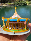 Custom COLOR King Carousel Fantasy Miniature Z-Scale 1:220 fits Fantasy Magic Kingdom Theme Park land layouts