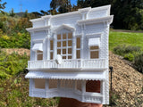 Miniature HO-Scale Victorian Main Street Castle Bookstore Shop 1:87