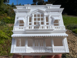 Miniature HO-Scale Victorian Main Street Castle Bookstore Shop 1:87