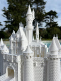 Miniature Neuschwanstein Sleeping Castle Miniature #40 White HO-Scale Fantasy Theme Beauty!