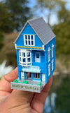 Small Miniature Victorian Collection #26 - Ari's Bakery COLOR N-Scale 1:160 Includes Interiors