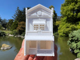 Small Miniature N-Scale Victorian Main Street Crystal Art Shop 1:160