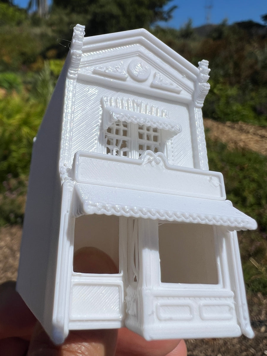 Small Miniature NScale Victorian Main Street Crystal Art Shop 1160