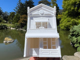 Miniature HO-Scale Victorian Main Street Crystal Art Shop 1:87