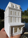 Miniature White HO-Scale Stars Hollow Luke’s Diner Williams Hardware Store Victorian Built Assembled Including Interiors