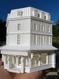 Miniature White HO-Scale Stars Hollow Luke’s Diner Williams Hardware Store Victorian Built Assembled Including Interiors