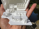 Miniature White HO-Scale Stars Hollow Luke’s Diner Williams Hardware Store Victorian Built Assembled Including Interiors