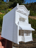 Miniature HO-Scale Victorian Main Street Crystal Art Shop 1:87