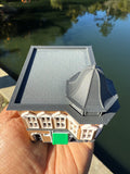 Small COLOR Miniature N-Scale Stars Hollow Taylor Doose’s Corner Market Victorian Built Assembled
