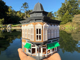 Small COLOR Miniature N-Scale Stars Hollow Taylor Doose’s Corner Market Victorian Built Assembled