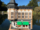 Small COLOR Miniature N-Scale Stars Hollow Taylor Doose’s Corner Market Victorian Built Assembled