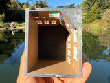 Small COLOR Miniature N-Scale Stars Hollow Taylor Doose’s Corner Market Victorian Built Assembled