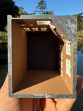 Miniature COLOR HO-Scale Stars Hollow Doose’s Corner Market Victorian Built Assembled