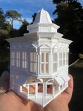 Small Miniature White N-Scale Stars Hollow Doose’s Corner Market Victorian Built Assembled