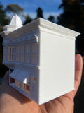 Small Miniature White N-Scale Stars Hollow Doose’s Corner Market Victorian Built Assembled