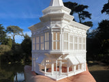 Miniature White HO-Scale Stars Hollow Doose’s Corner Market Victorian Built Assembled