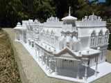 Miniature N-Scale Victorian World Main Street Emporium 3 Shop Assembled White 1:160 by Gold Rush Bay