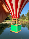 Miniature Wizard of Oz Color HO Scale 1/87 Hot Air Balloon for WICKED Model Train or Dollhouse Layouts