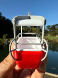 COLOR Miniature Skyway Gondola Buckets Theme Park Ornaments ready to Hang