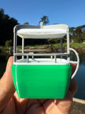 COLOR Miniature Skyway Gondola Buckets Theme Park Ornaments ready to Hang