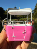COLOR Miniature Skyway Gondola Buckets Theme Park Ornaments ready to Hang