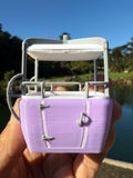 COLOR Miniature Skyway Gondola Buckets Theme Park Ornaments ready to Hang