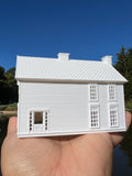 Small Miniature White N-Scale Stars Hollow Kim’s Antiques Store Victorian model Built Assembled